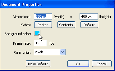 Document Properties Window
