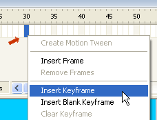 Insert Keyframe Menu
