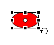 Curved arrow indicating the Rotation option