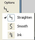 Options for Pencil tool